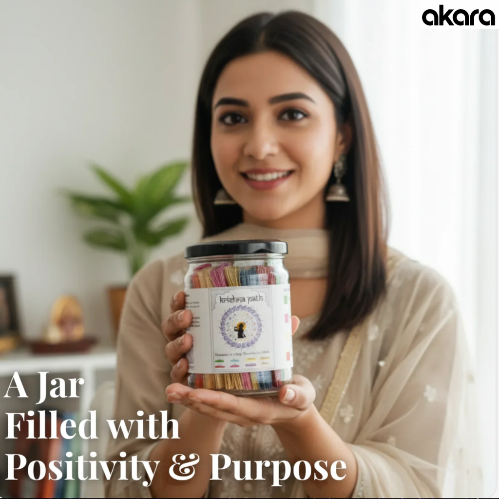 Akara - Gita Shlokas Jar (64 Shlokas)