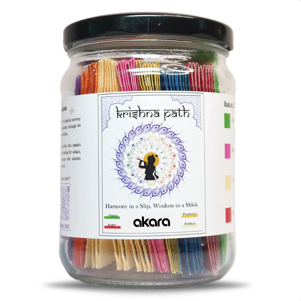 Akara - Gita Shlokas Jar (64 Shlokas)